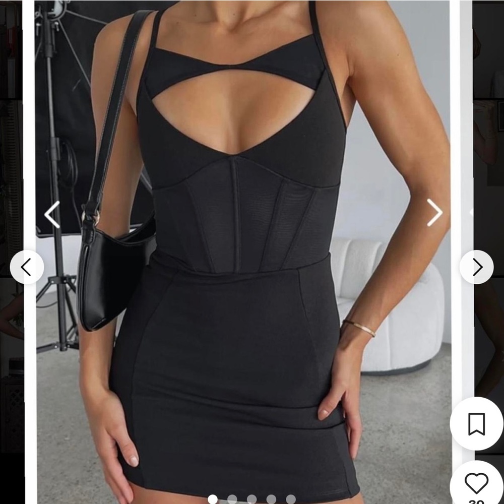 White Fox Look My Way Mini Dress NWT